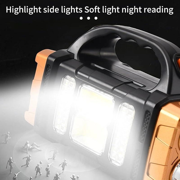 2 in1 Rechargeable Solar Charging LED Double Sided Handy Heavy Bulb Light