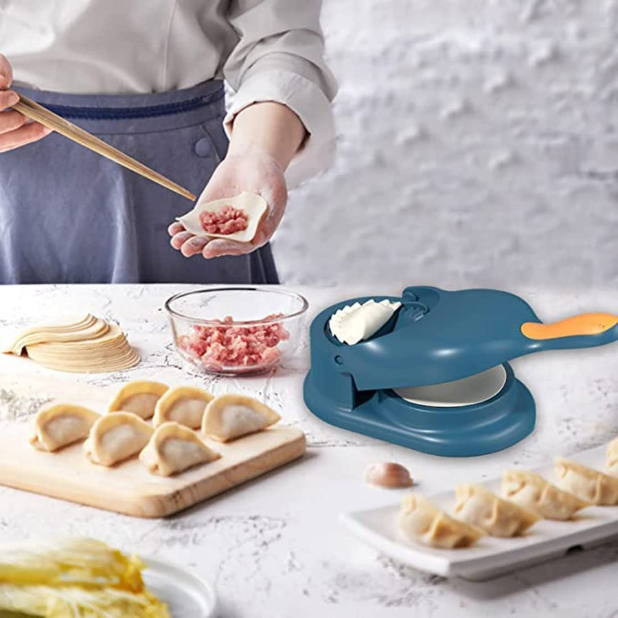 Dumpling Maker Kitchen Press Mold Tool For Perfectly Shaped Dumplings At Home (Random Color)