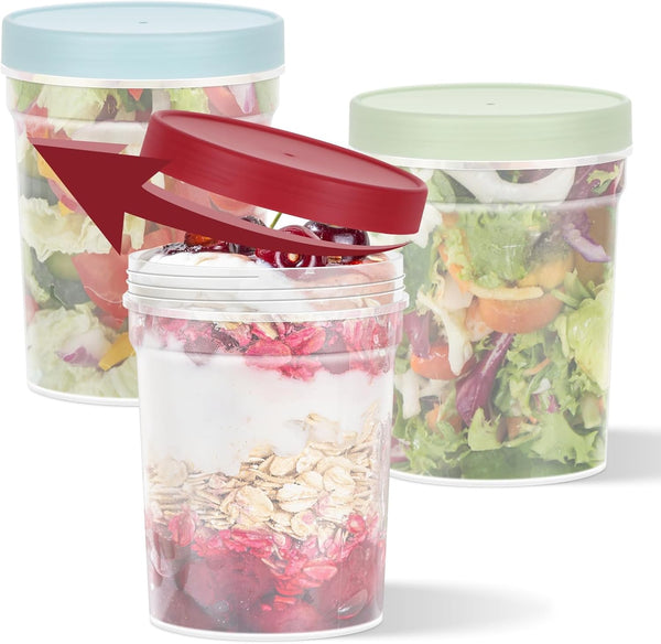 3 Pcs Twist Jar 320 ml Spice Jar Fridge Door Shelf Jars Masala Storage Jar Set Candy, Snack Jar Air Tight Jars For Kitchen Sugar, Biscuits, Daal Clear Plastic Containers For Dry Fruit With Screw Lids BPA Free For Lunch And Gym Protine Nimco Jar Bottle - Khachak