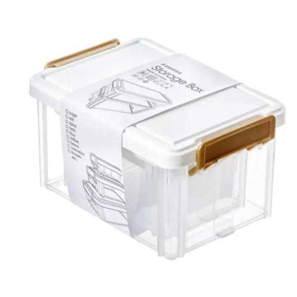 3Pcs Set Multi-Purpose Stackable Storage Box – Transparent Kitchen Organizer - Khachak