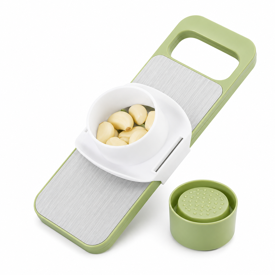Multifunctional Vegetable Cutter & Slicer Set – Stainless Steel Mandoline Slicer with 5 Interchangeable Blades