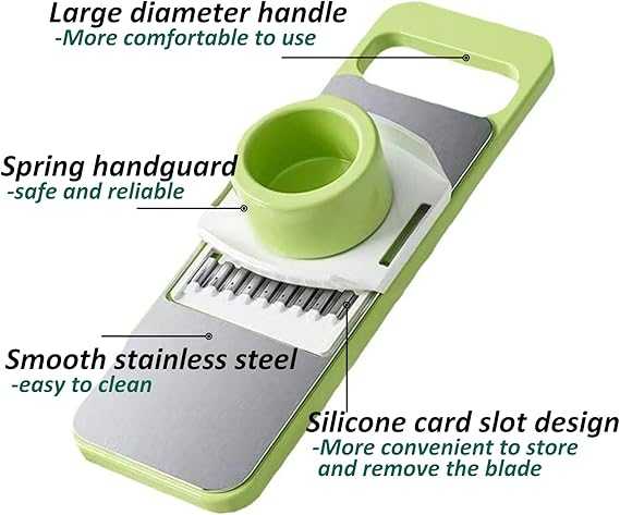 5 in 1 Multifunctional High-Quality Vegetable & Fruit Slicer Effortless Kitchen Gadget Manual Vegetable Slicer Cutter - Khachak