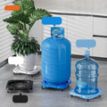 Gas Cylinder Base with Wheel – Heavy Quality Plastic Movable Trolley