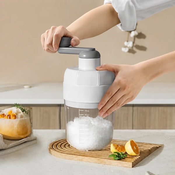 Manual Ice Shaver Machine – Portable Snow Cone & Gola Ganda Maker