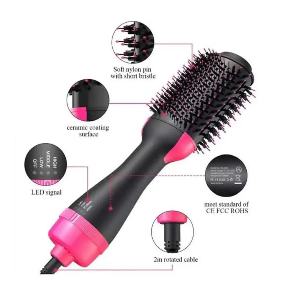 One Step Hot Air Brush Dryer And Straightener