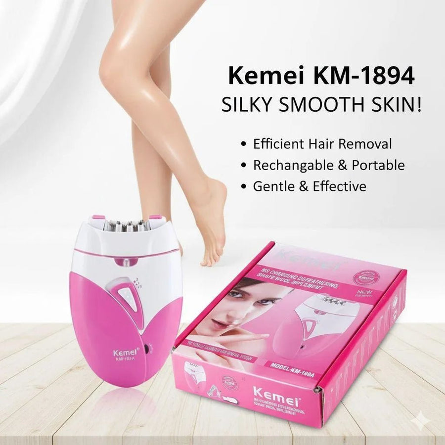 Cordless Rechargeable Women's Hair Clipper Pink - Khachak