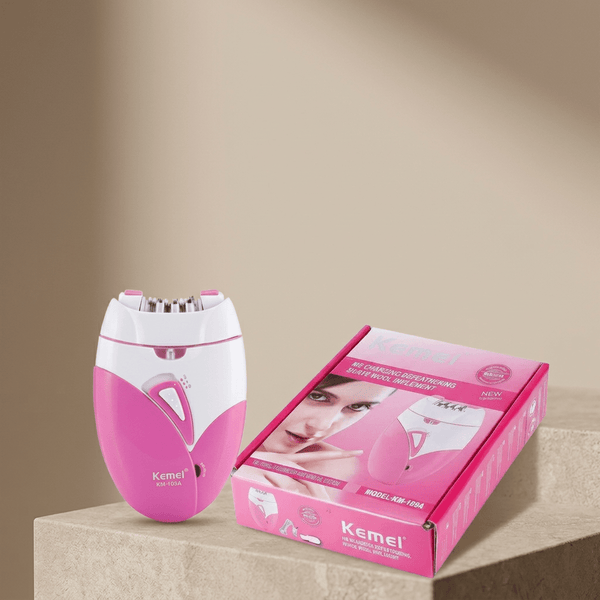 Cordless Rechargeable Women's Hair Clipper Pink - Khachak