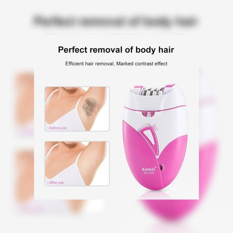 Cordless Rechargeable Women's Hair Clipper Pink - Khachak