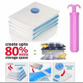 Vacuum Storage Bags Set (5 Bags + 1 Pump) – Space Saving Compression Bags