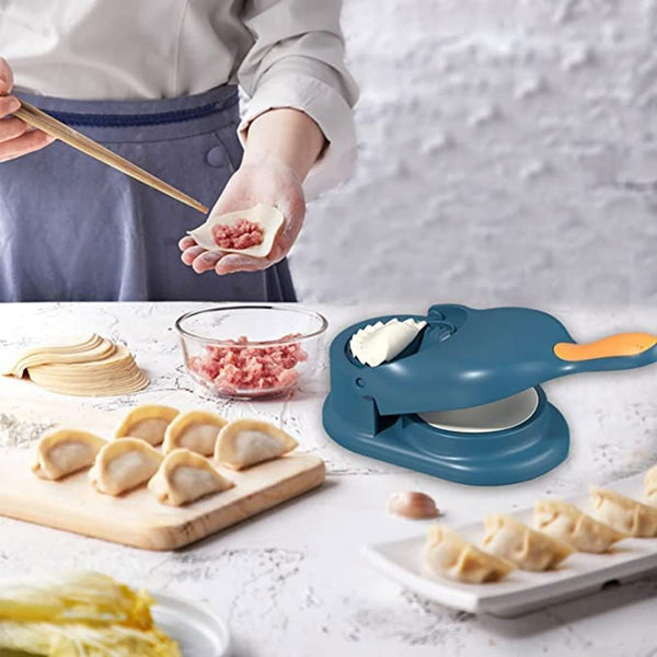 Dumpling Maker Kitchen Press Mold Tool For Perfectly Shaped Dumplings At Home (Random Color) - Khachak