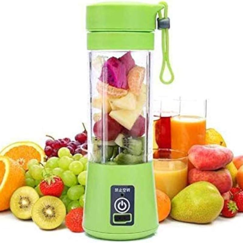 Juicer Blender 6 Blades USB Portable 380ml Mini Fruit Bottle Juicer Small Blender - Khachak