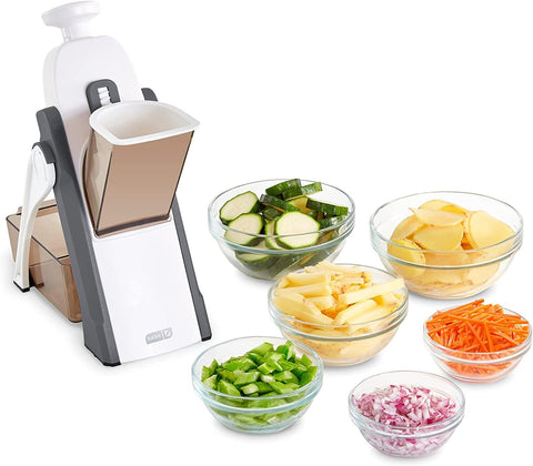 Mandoline Slicer | Safe Adjustable Vegetable Cutter | Multi‑Purpose Kitchen Chopper & Manual Grater ( Random Colour ) - Khachak