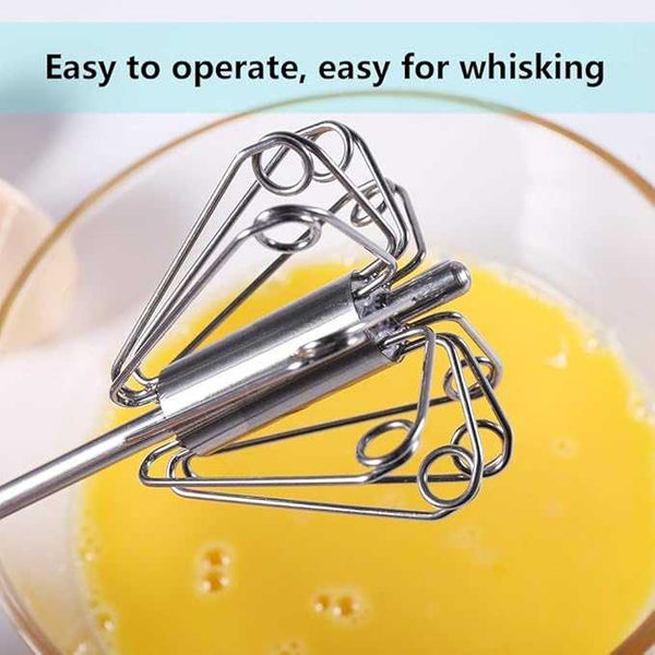 Manual Egg Beater – Stainless Steel Hand Whisker for Kitchen & Coffee - Khachak