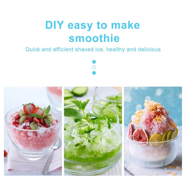 Manual Ice Crushing Shaver Maker Machine Gola Ganda Household Ice Crusher For Refreshing Summer Treats - Khachak