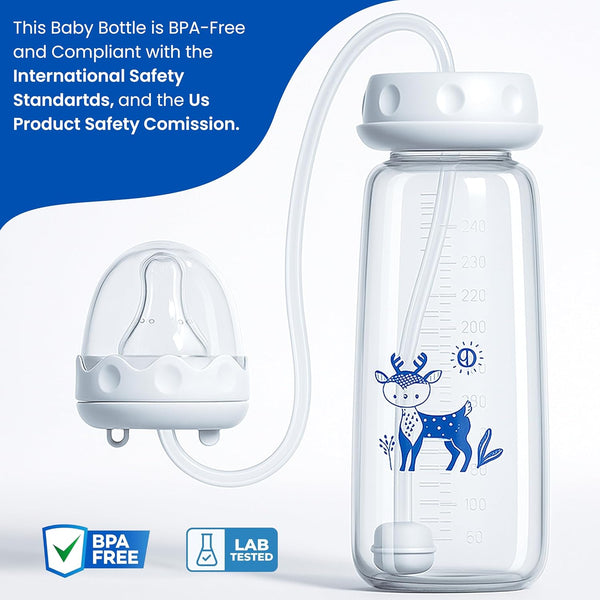 New Baby Hands Free baby Feeder 250ML - Khachak