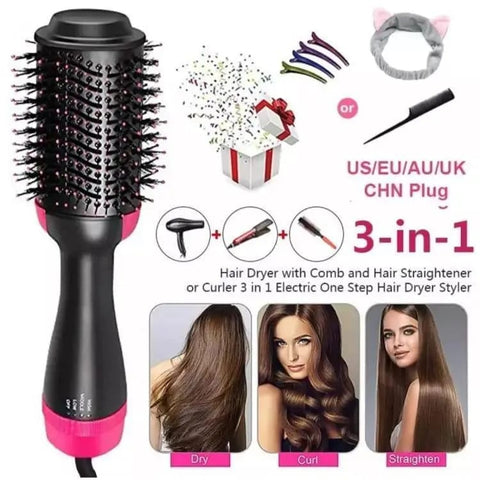 One Step Hot Air Brush Dryer And Straightener - Khachak