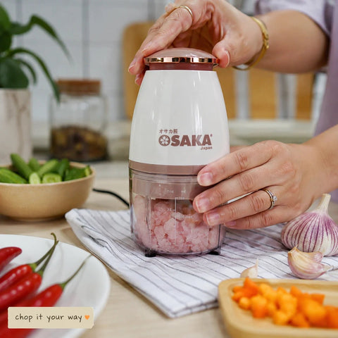 Osaka Multi-Purpose Electric Meat Grinder 700ml Food Processor for Kitchen - Khachak