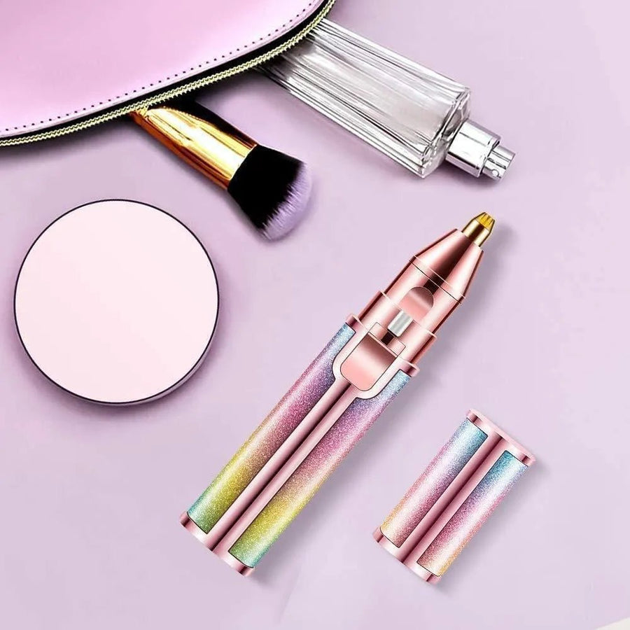 Rechargeable Eyebrow Trimmer for Women Pink Glitter - Khachak
