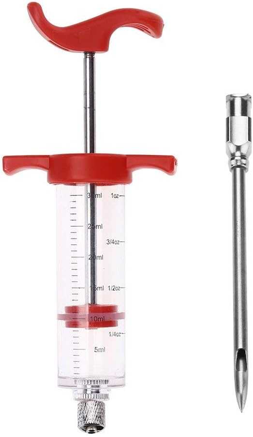 Stainless Steel Meat Injector – BBQ Marinade & Flavor Seasoning Needle - Khachak