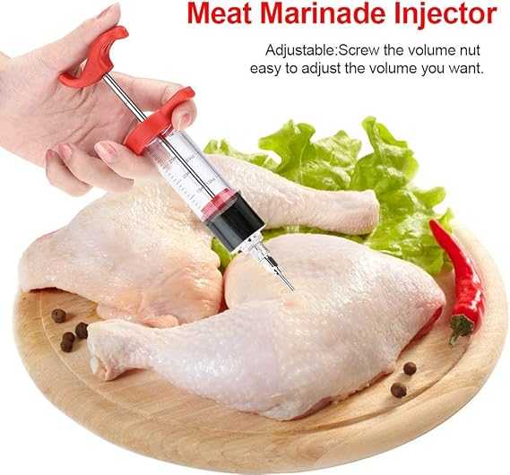 Stainless Steel Meat Injector – BBQ Marinade & Flavor Seasoning Needle - Khachak