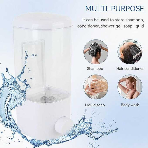 Wall-Mounted Liquid Soap Dispenser – Sleek Bathroom & Kitchen Organizer - Khachak