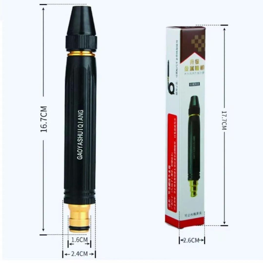 Water Pressure Nozzle Black Gold ABS 3 Spray - Khachak
