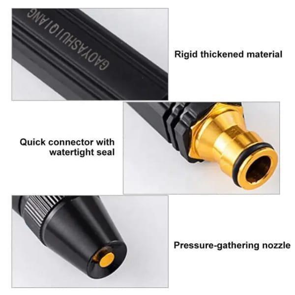 Water Pressure Nozzle Black Gold ABS 3 Spray - Khachak